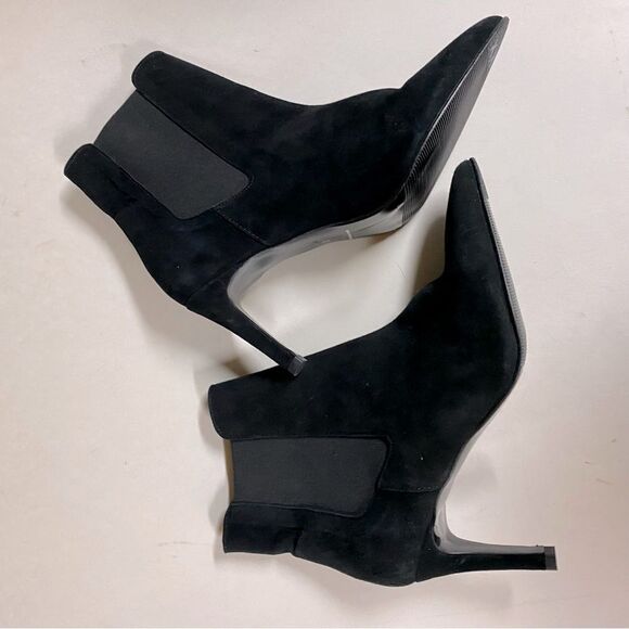 Antonio De Faria Donna heel leather suede boots pointed toe made in Portugal 8 - Picture 2 of 9